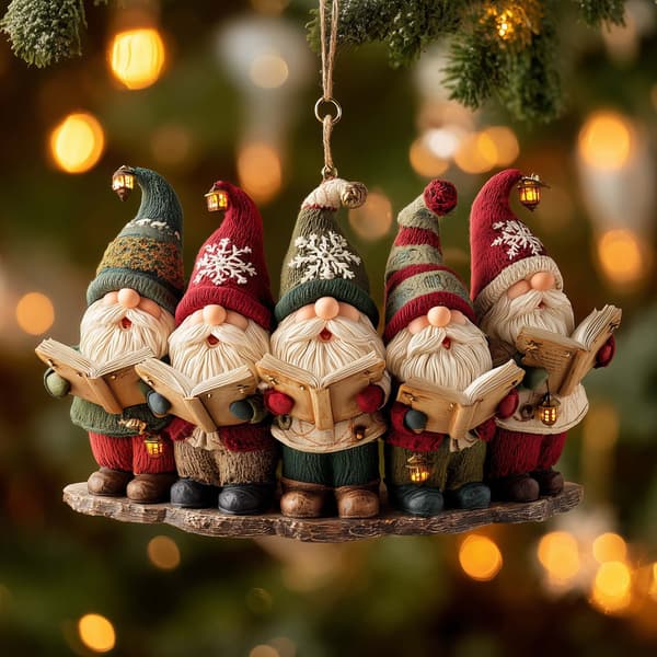 Tomte Juldekoration 3 mm Tjock Akryl Guldsnöre (Pe)