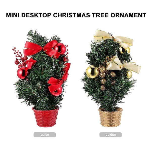 Juldekoration Mini-julgran för dekoration 1 st Guld (Peng)