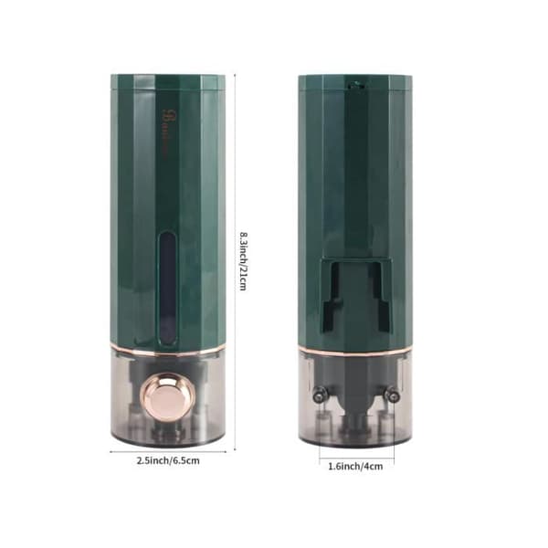 Duschdispenser - Ideal - 450ml - Ingen borrning krävs - Grön - Badrumstillbehör (Pe)