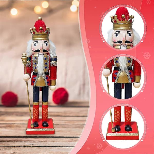 Julnötknäppare figur juldekoration mångsidig prydnad (Peng)