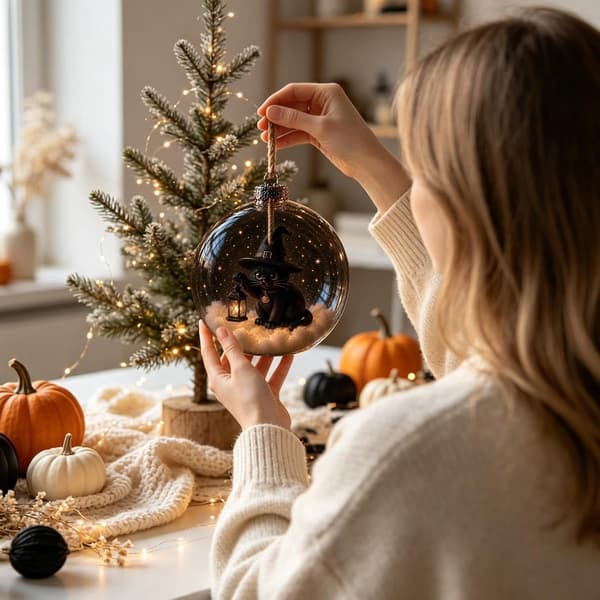 Halloween dekorativa kulor - Splittersäkra, transparenta, för inomhus-/utomhusbruk (Pe)