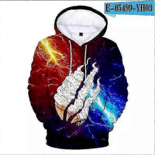 Barn Prestonplayz Flame Pojkar Flickor Hoodies Tröja Pullover Topp Julklappar (PE)
