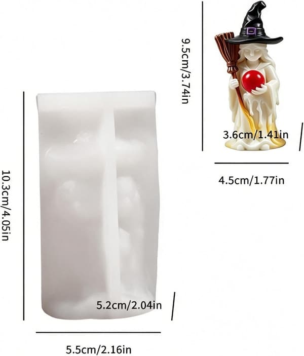 Häxig Halloween Epoxihartsformar DIY Kit (Pe)