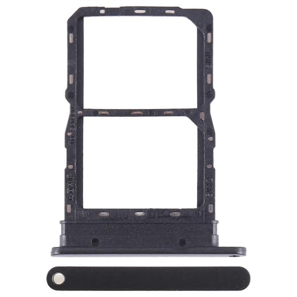 【Xhc-07】Mobiltelefon-reservedele til Honor Play7T SIM + SIM-kortbakke (Peng) Black