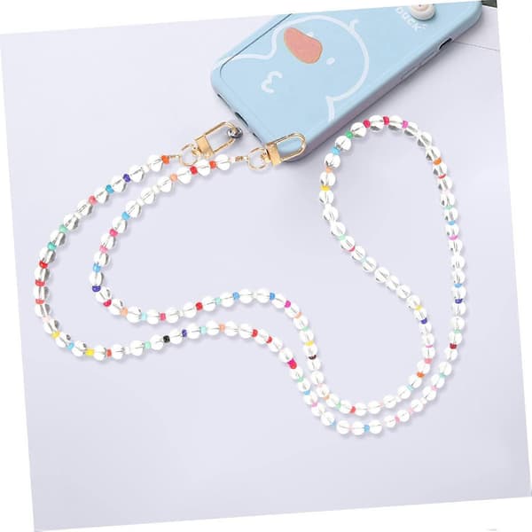 Mobilberlock rem handledsband spänne pärlband för halsband (Peng)