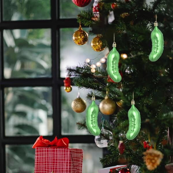 Julgurka ornament, set om 4 (Pe)