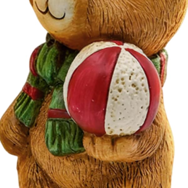 Håndmalet harpiksfigur julepynt (Pe)