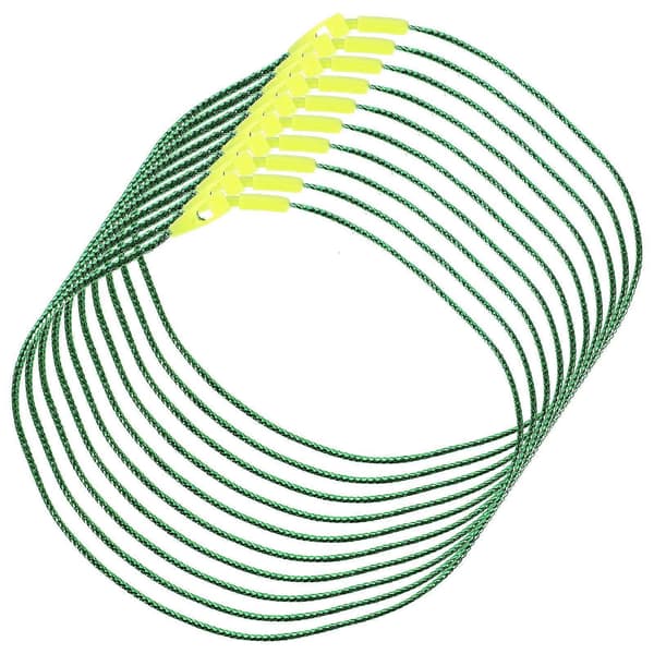 Koristekiinnikkeet joulukoristeille, vihreä polyesteri, 200 kpl (Peng)