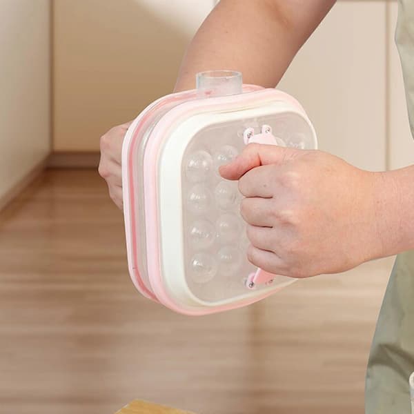 Isbitsform med 2-i-1 ismaskin-vattenflaska med en kapacitet på 1 liter (Peng) B