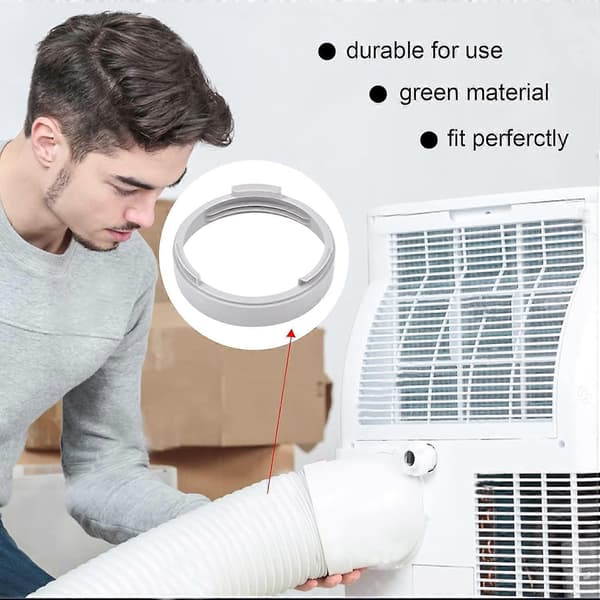 Utblåsslangskoppling för portabel luftkonditionering 15 cm, (Peng)