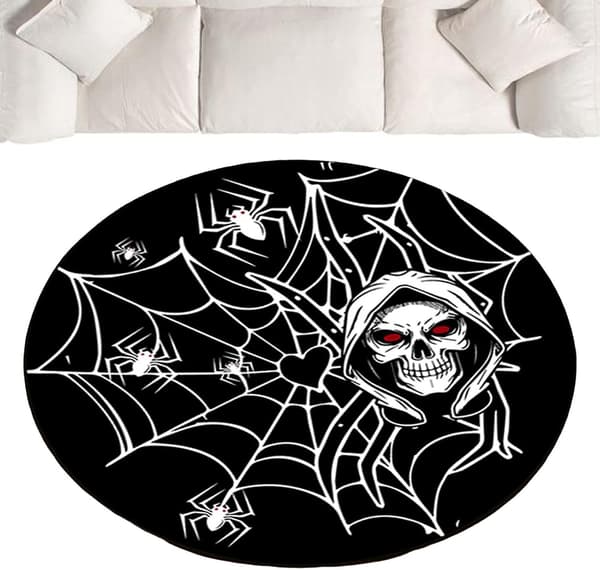 Halloween køkkenmåtte vaskbar genanvendelig dørmåtte (Pe)