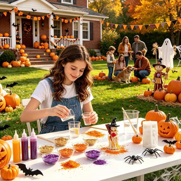 Häxig Halloween Epoxihartsformar DIY Kit (Pe)