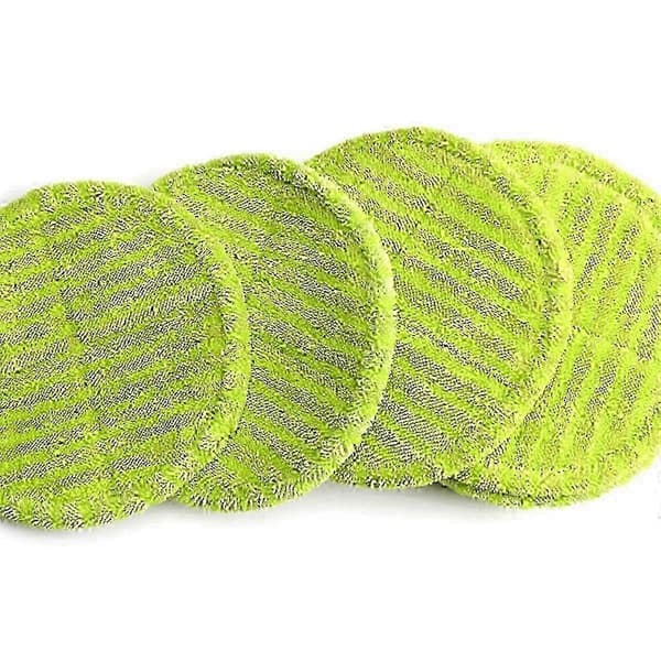 Steam Twister ångtvättkuddar, 10-pack mikrofiberersättningsset (Peng) Green