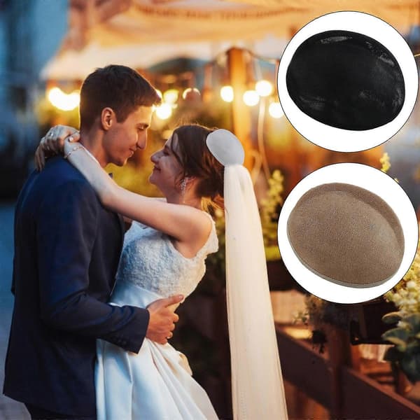 Fascinator-bas 1920-tals mångsidig hög hatt för brud bröllopsfest för kvinnor cocktail bröllopshuvudbonad svart (Peng) Black