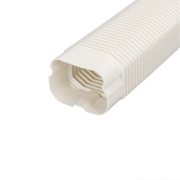 AC-slangskydd PVC universalslang för 1 till 5 hästkrafters luftkonditionering vit (Peng) PVC