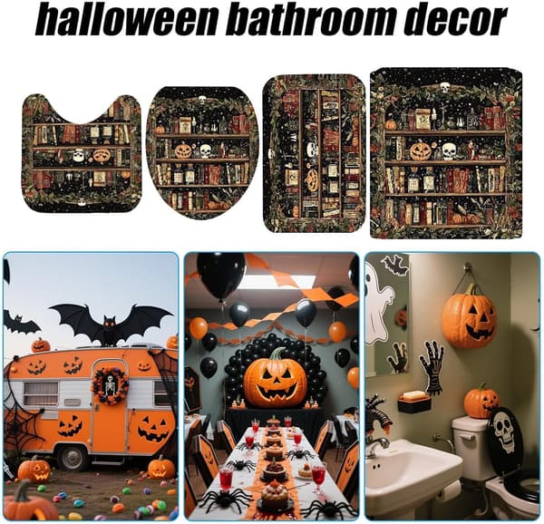 Halloween Wrinkles Duschdraperiset (Pe)