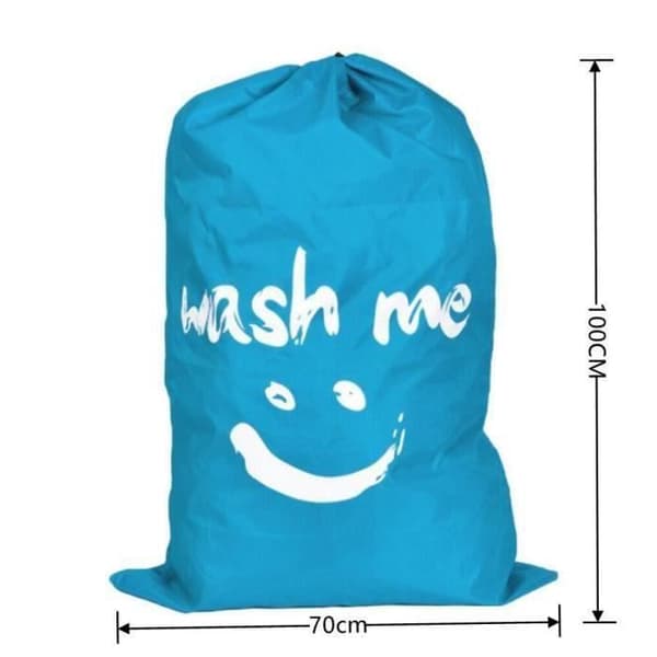 Vasketøjspose - HAOPYOU - Sammenfoldelig - Nylon - 70x100cm - 80-120L (Pe)