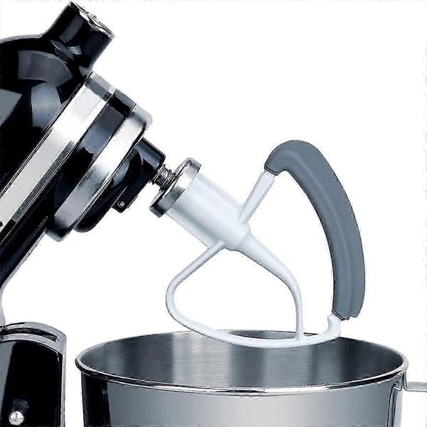 Flex Edge Beater kompatibel med 4,5-5 QT Tilt-Head köksassistent, blandartillbehör (Peng) White
