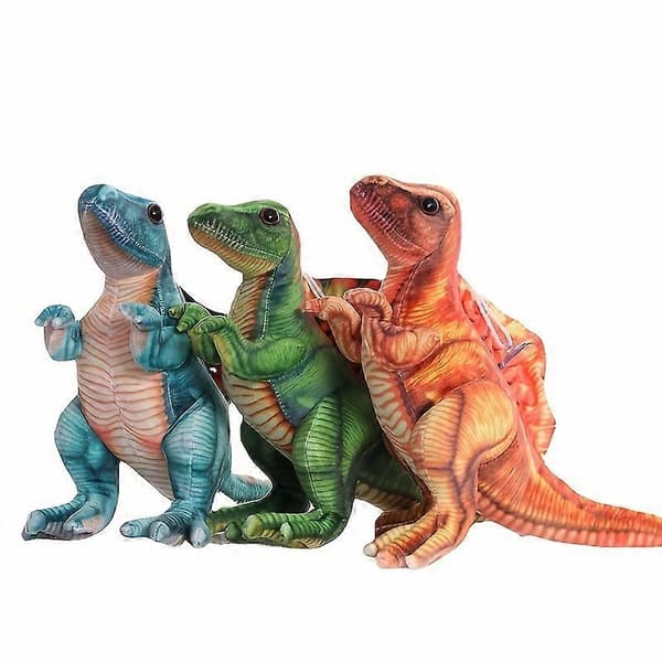 Simulerad dinosaurie-plyschleksak Tyrannosaurus Rex-docka (Peng) blue