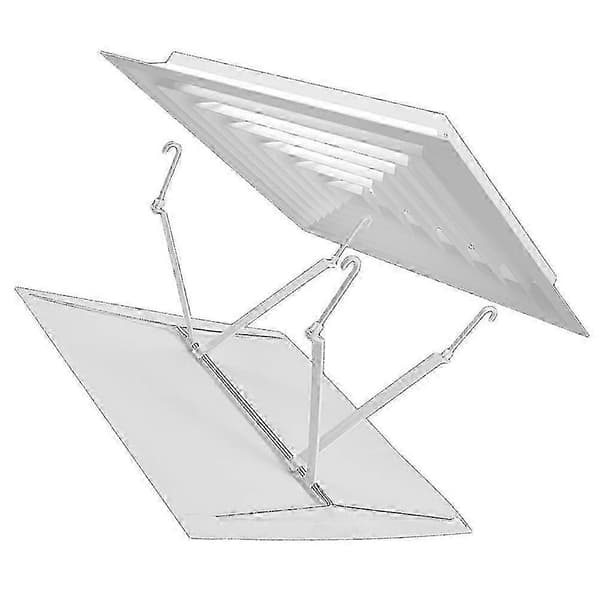 Luftkonditioneringsdeflektor - kvadratisk centralventil kompatibel med tak (Peng) White 35.00X35.00X3.00CM
