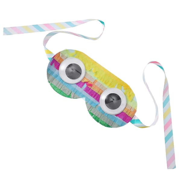 Kreativt papir-bind for øjnene til spil, 1 stk. Piñata-fest øjenbind (Peng)