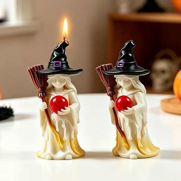 Häxig Halloween Epoxihartsformar DIY Kit (Pe)