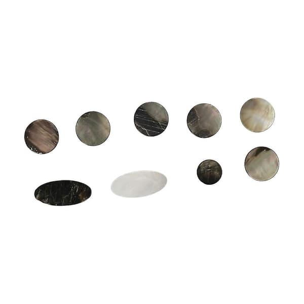 9st Saxofonknappar Skalmaterial Set Med 9st Saxofonknappar (PE)