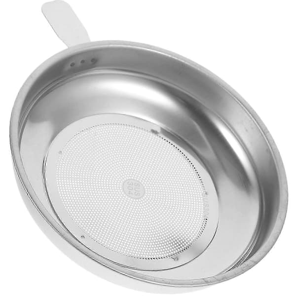 Oljekanna med finmaskigt filter i rostfritt stål, oljesil, oljebehållare, tefilter (Peng)