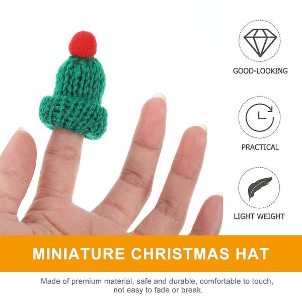 Miniatyr-julmössor för juldekoration 60 st (Peng)