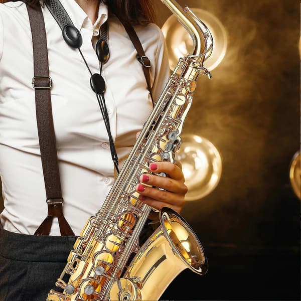 9st Saxofonknappar Skalmaterial Set Med 9st Saxofonknappar (PE)