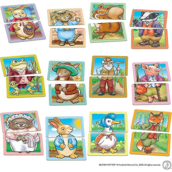 Peter Rabbit Heads And Tails matchende spil (Peng)
