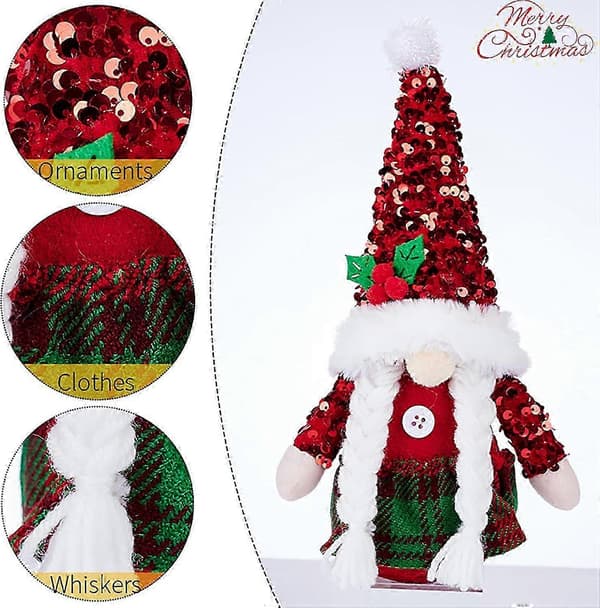 Jul-tomtar juldekorationer (Peng)