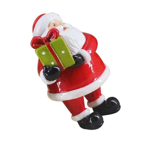 Jultomte-figur i harts för juldekoration (Peng)