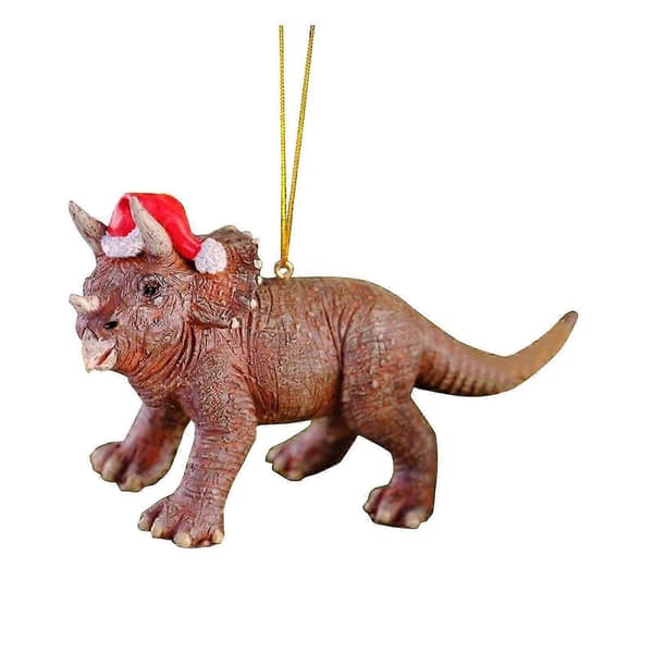Juldekorationer Julpynt Jul-dinosaurie i trä Julgransdekoration i trä (Peng) E