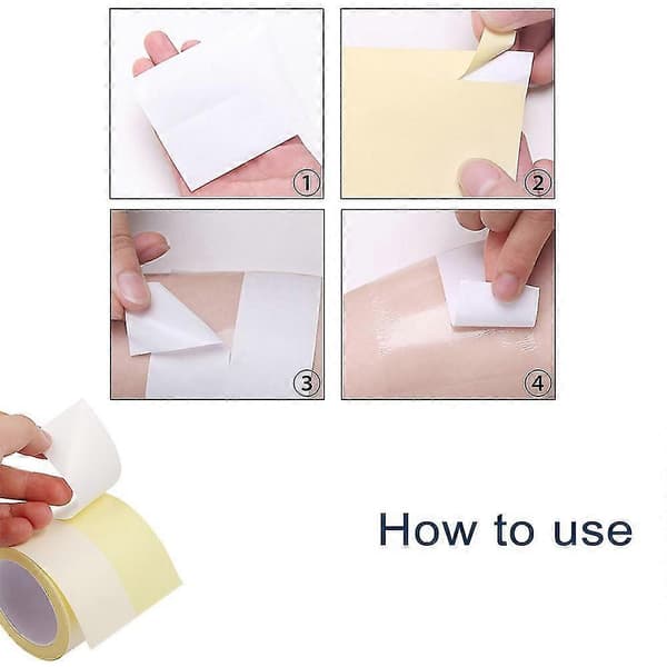 1 rulle engångsarmhåla förhindrar svettkuddar transparent underarm torr (PE)