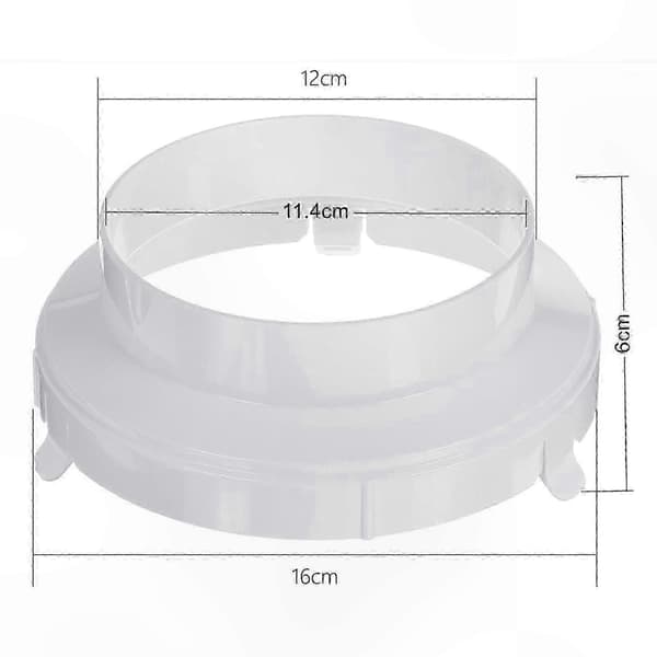 5-i-1 ventiladapterkit för portabla luftkonditioneringsapparater, anslutningsset för utblåsslang (Peng) B 2 connectors-15cm