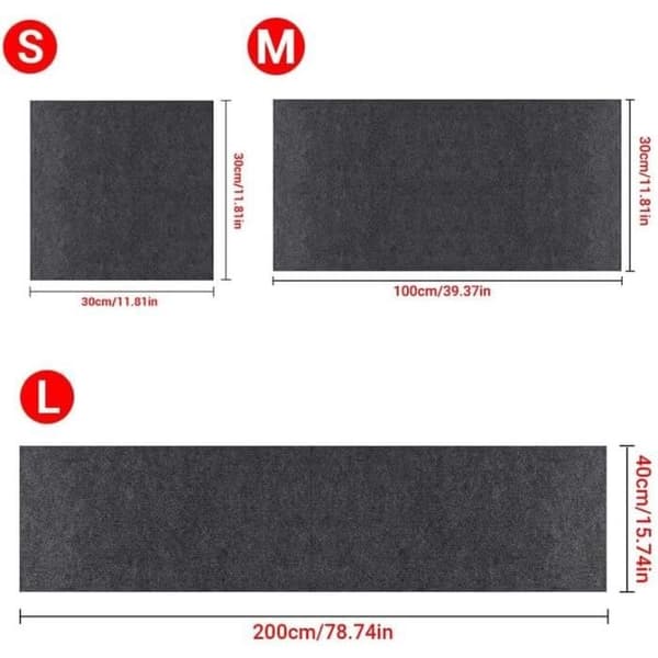 Katte kradsestolpe til sofa, 40*200CM kattekradsemåtte, selvklæbende kattekradsemåtte, DIY trimmelig kattekradser (Pe)
