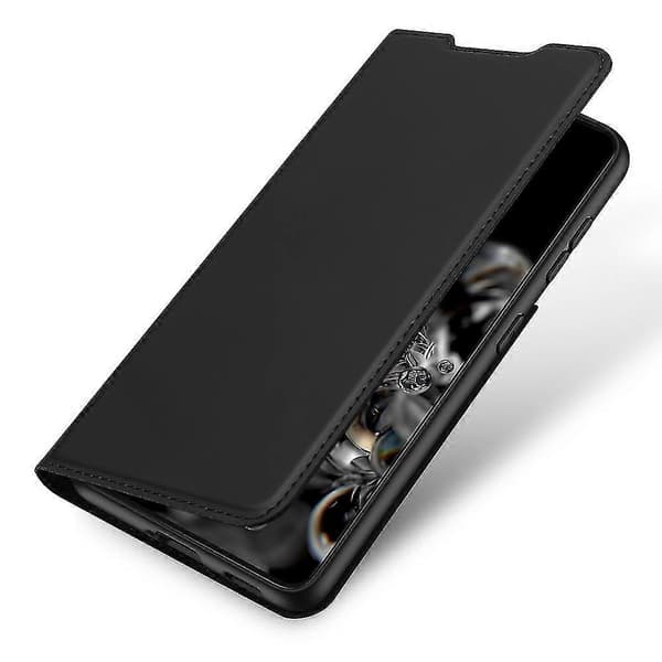 PU + TPU -nahkakotelo Samsung Galaxy S21 5G -puhelimelle (Peng) Black