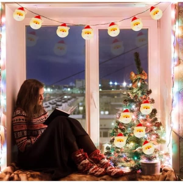 Lyskæde - Uspecificeret - 3M - 20 LED'er - Blinkende lys - Juledekoration (Pe)