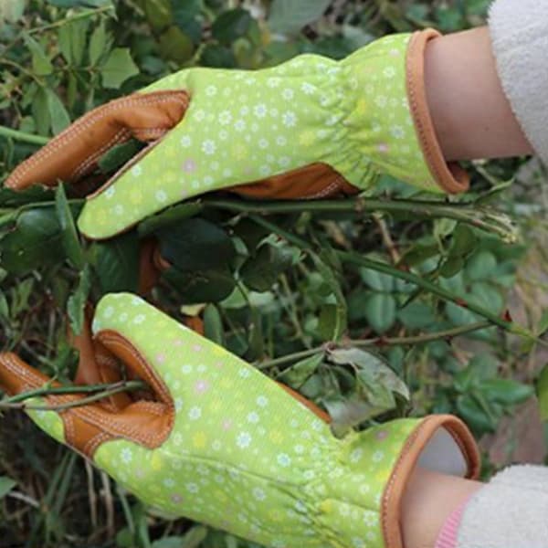 Keystone Thumb joustavat puutarhahanskat (Peng) green