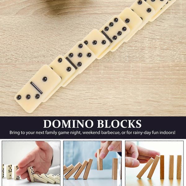 Dominospel för barn, pedagogiskt spel, 1 set (Peng)