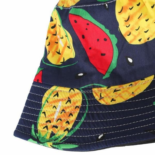 Vattenmelon Blå Solhatt - 1 Styck - Sommar Bomull Frukt - Fiskarkvinna (Pe)