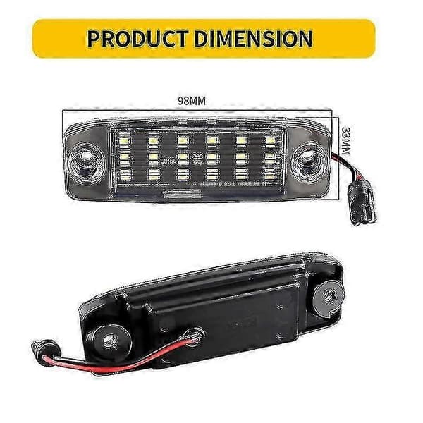 Bil LED-nummerpladelys kompatible med Hyundai Sonata YF 10MY GF 10 (Peng) 2PC LED