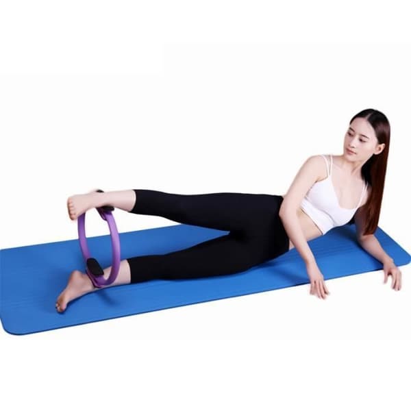 Pilates Ring - SODIAL - magisk cirkel - muskelstyrkelse - lilla - modstandsbånd (Pe)