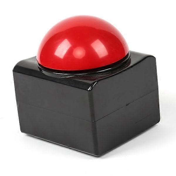 Summer Buzzer med lyd og LED-lys, til spilleaftener, quizzer, sjov buzzer. (Peng)