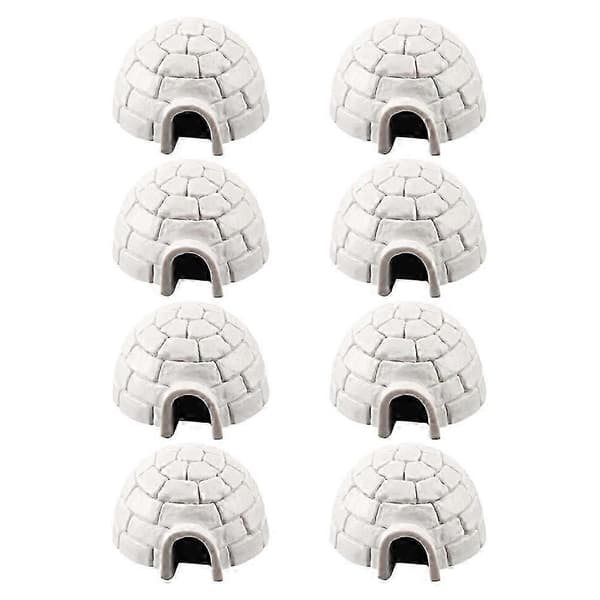 Skrivebords-iglo-dekoration til jul 3,80X3,80X2,20 cm (Peng) White 3.80X3.80X2.20CM