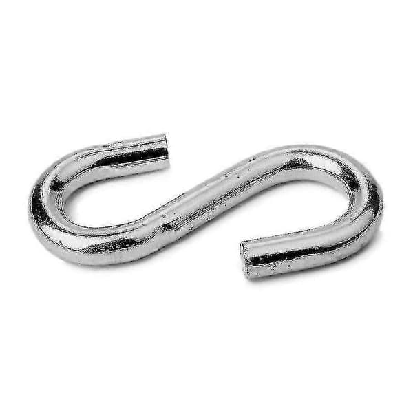 2025 Heavy Duty S-krokar, extra tjocka S-formade krokar för hängmatta, galvaniserad universalkrok, 2-pack (Peng)