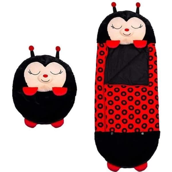 Barnsovsäck med kudde, 160 x 60 cm, för Happy Nappers, RÖD-ZZ7 (Pe)