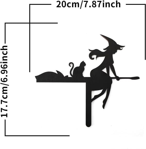Häxskellett dörrkarmdekoration, Spooky Party Hemtillbehör (Pe)