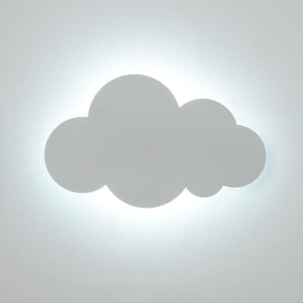 Vägglampa - WIRLSWEAL - Creative Clouds - Vit - Akryl och metall - 25x16 cm (Pe)